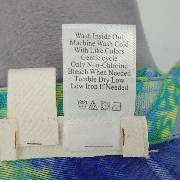 Coldwater Creek Jacket Womens 10 Blue Green Sheer Mesh Zip Lightweight Whimsy - Picture 15 of 15